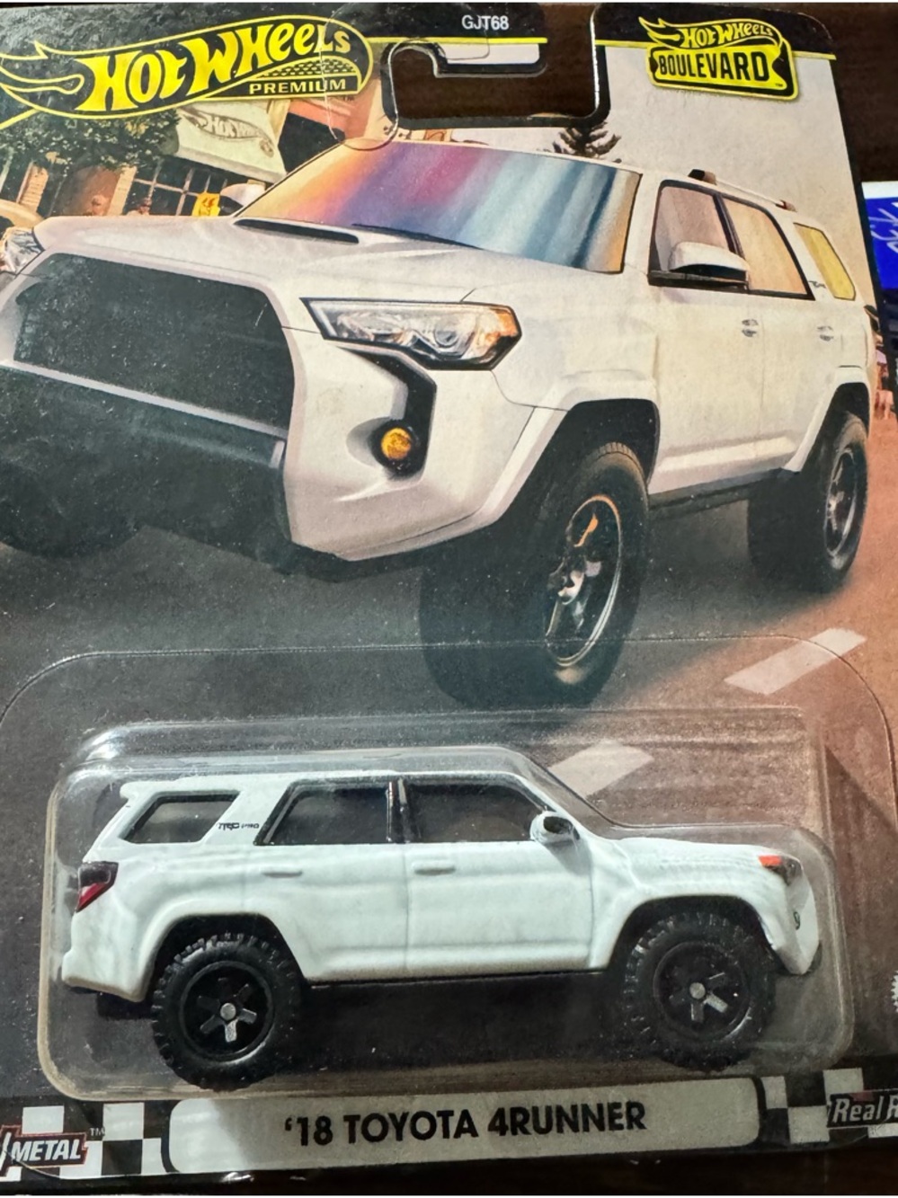 Hot Wheels Premium'18 Toyota 4Runner Die Cast Toy Car White HOT WHEELS BOULEVARD